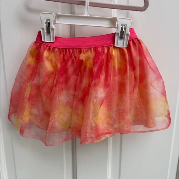 NWOT Paw Patrol 3T Girls Pink & Orange Chiffon Skirt - Picture 1 of 5